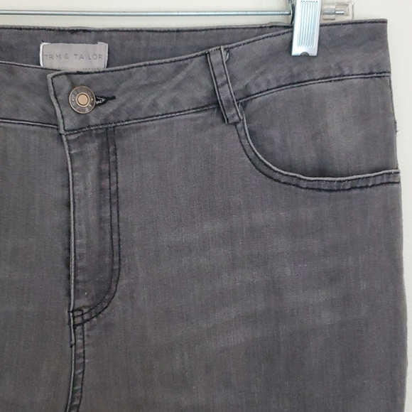 NWT Trim & Tailor Gray Skinny Jeans READ SIZE DIFFERENCE BELOW 31 X 26.5 - Picture 8 of 11